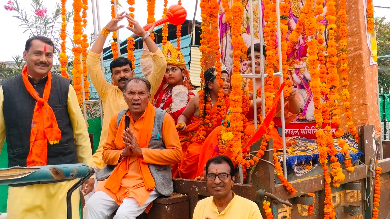 अक्षत कलश यात्रा का हुआ आगमन