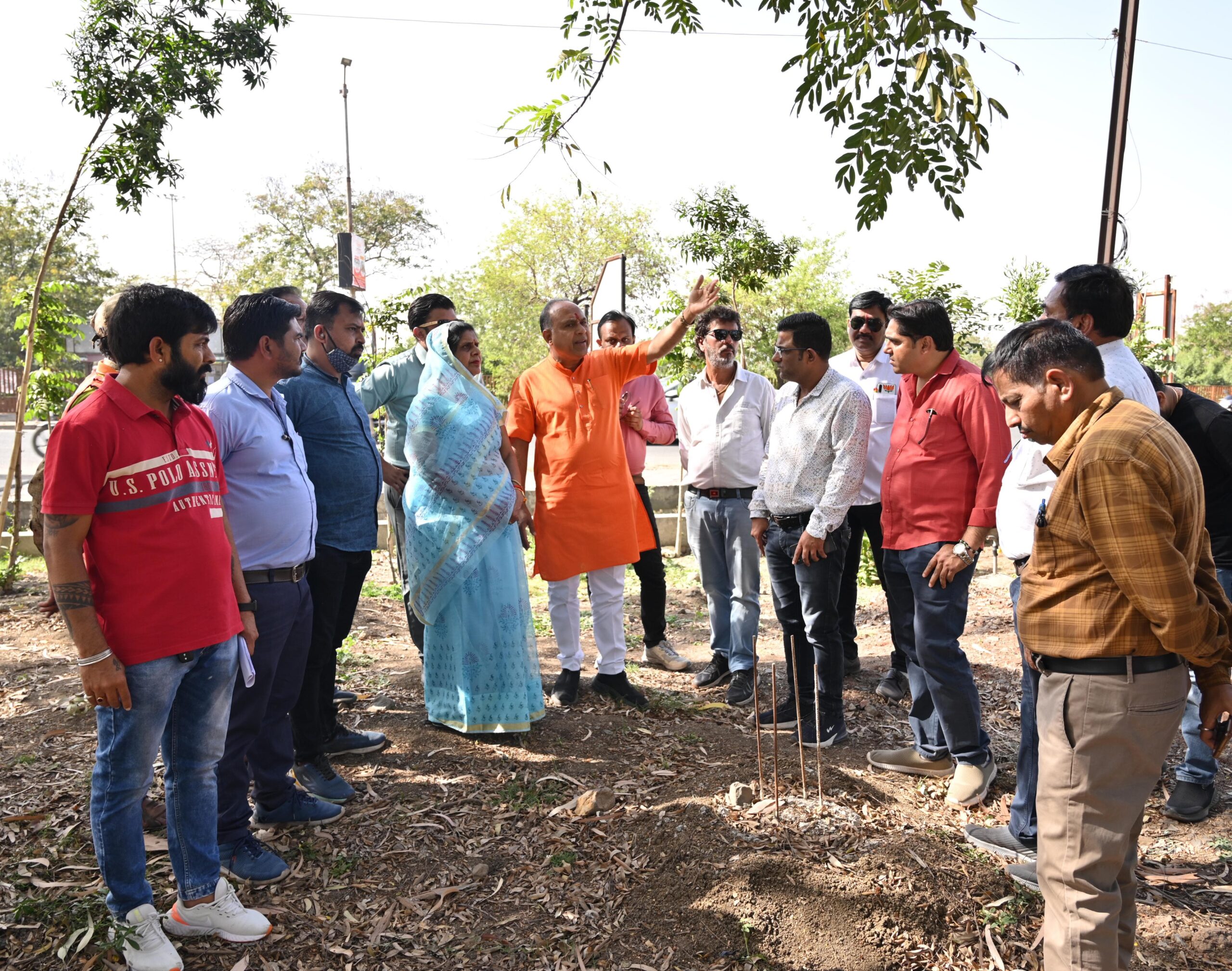 शहर की वायु को शुद्ध बनाने के लिए विकसित हो रहा सिटी फॉरेस्ट