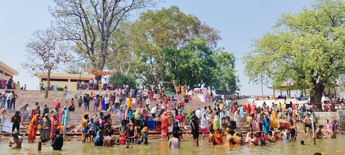 वर्षों बाद धाराजी में चैत्र अमावस्या पर लगा श्रद्धालुओं का तांता