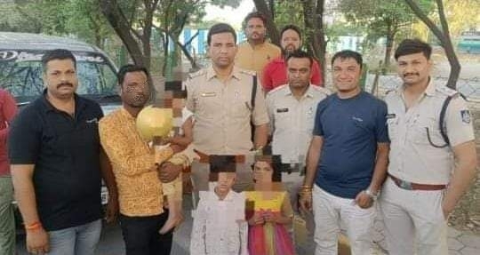 अपहरण किए गए 3 बच्चों को खातेगांव पुलिस ने 15 घंटे के अंदर बरामद किया