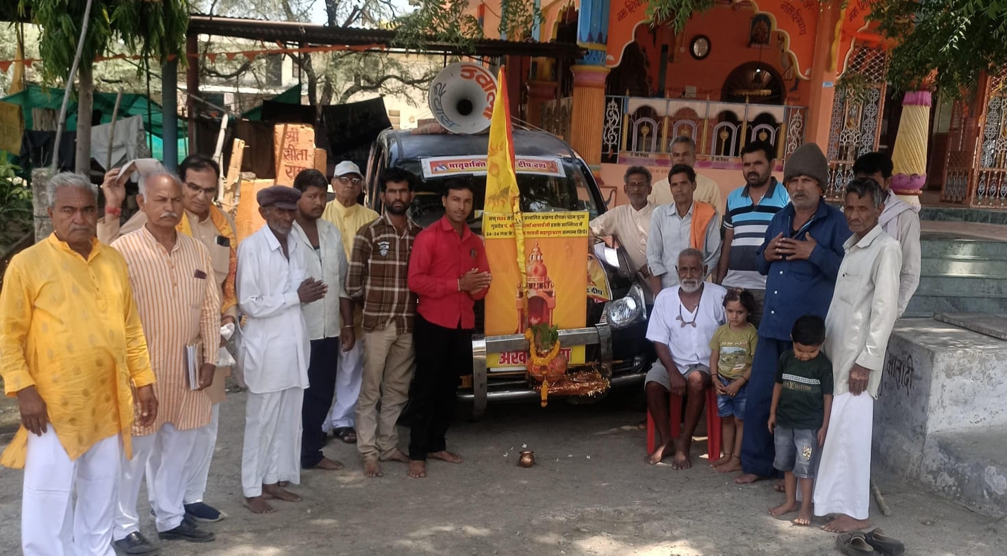 तपती गर्मी और चिलचिलाती धूप में अनवरत गुरुमाता का सन्देश गांव-गांव तक पहुंचा