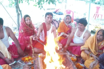 विधि विधान से हुई भगवान श्री मुक्तेश्वर महादेव की प्राण प्रतिष्ठा