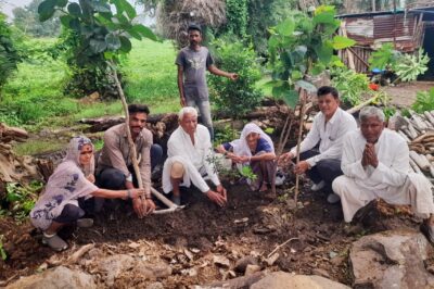 105 वर्ष की नादानबाई ने परिवार में जितने सदस्य उतने पौधे लगाने का लिया संकल्प