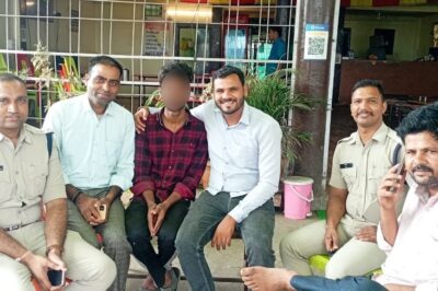 नवोदय विद्यालय से लापता बालक को पुलिस ने ढूंढ निकाला