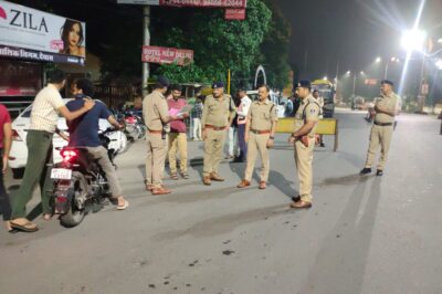 देवास पुलिस की कॉम्बिंग गश्त के दौरान बड़ी कार्रवाई