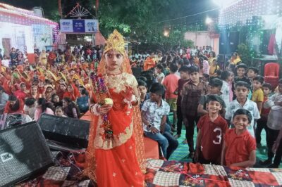 शक्ति माता मंदिर में हुआ भजन संध्या का आयोजन