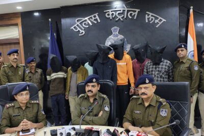 देवास पुलिस ने किया महज 24 घण्टे में लूट का पर्दाफाश, 7 आरोपी गिरफ्तार