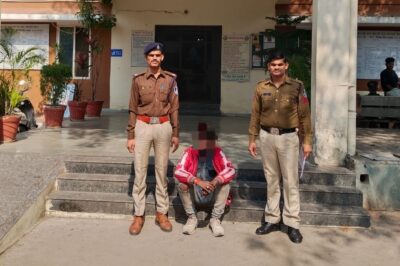 तीन महीने से फरार स्थायी वारंटी को पुलिस ने किया गिरफ्तार