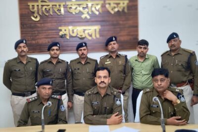 मंडला पुलिस ने किया 16 राज्यों में साइबर ठगी करने वाले अंतरराज्यीय गिरोह का पर्दाफाश