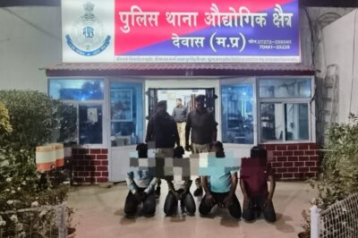 घर में घुसकर मारपीट करने वाले 4 आरोपियों को पुलिस ने किया गिरफ्तार