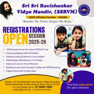 Shri shri ravishankar vidya mandir, indore