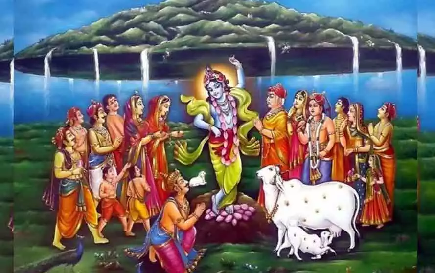 Govardhan puja