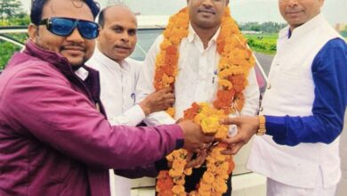 अजाक्स के जिला अध्यक्ष नंदलाल हरियाले का सम्मान