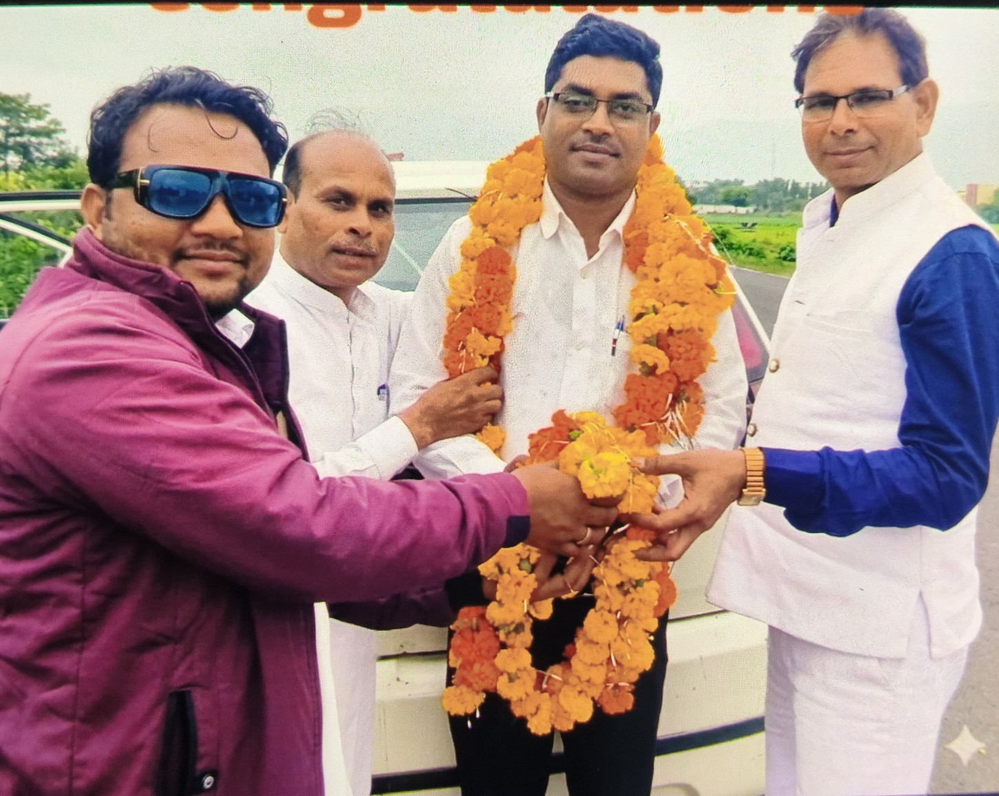 अजाक्स के जिला अध्यक्ष नंदलाल हरियाले का सम्मान