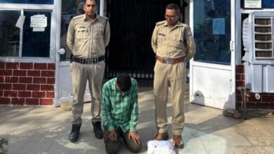 Police arrested accused with ganja under Operation Prahar in Dewas