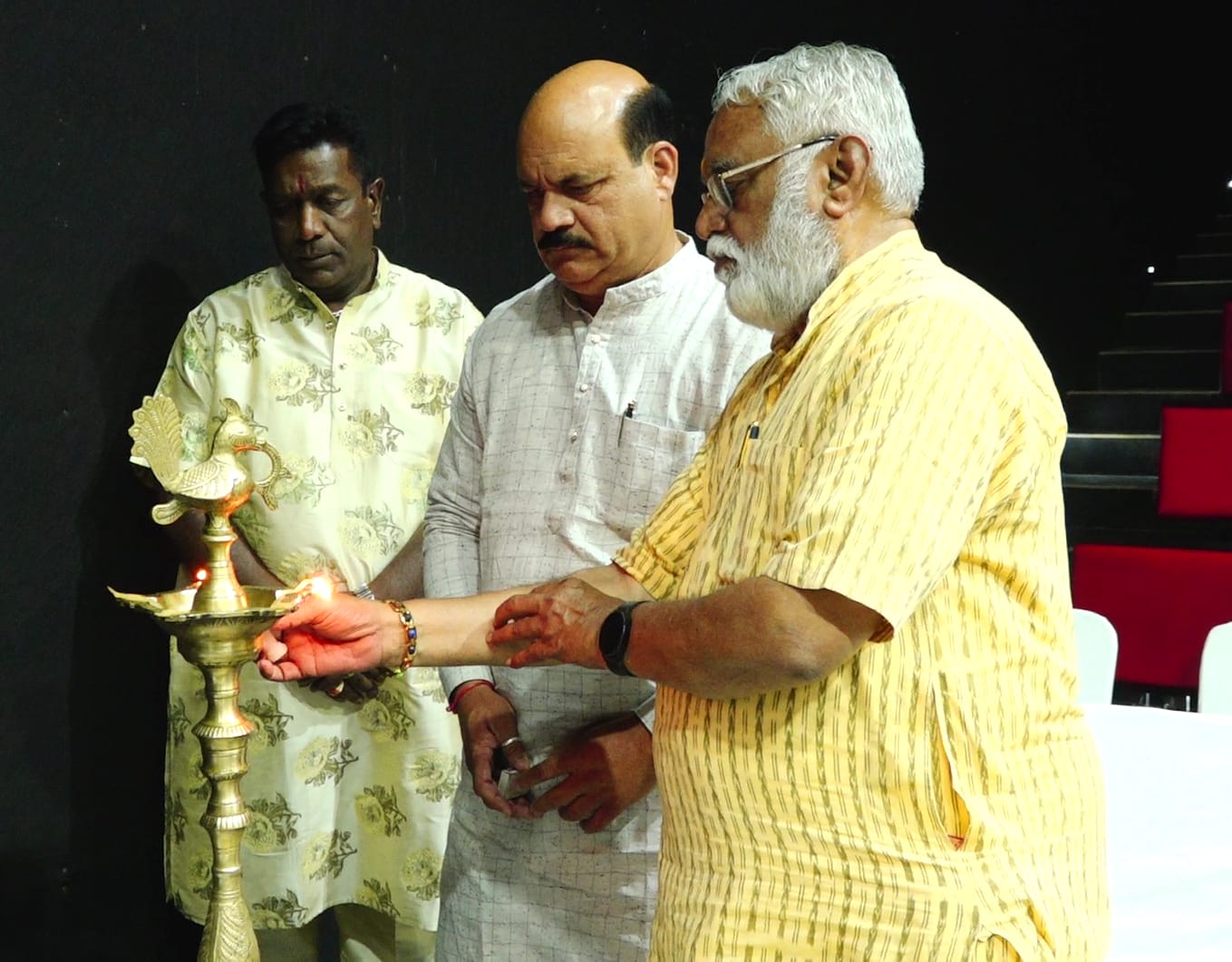 RSS centenary program in Dewas with Manmohan Vaidya addressing gathering