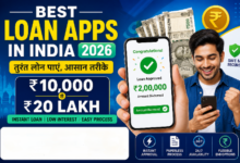 Best Loan Apps in India 2026 showing instant loan approval on smartphone with personal loan options