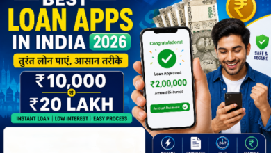 Best Loan Apps in India 2026 showing instant loan approval on smartphone with personal loan options