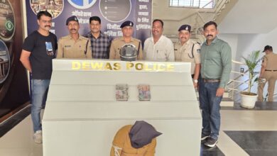 देवास पुलिस द्वारा 24 घंटे में चोरी का खुलासा, आरोपी गिरफ्तार और नगदी बरामद