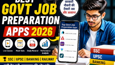 best govt job preparation apps India for SSC UPSC exams