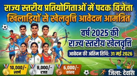खेलवृत्ति 2025 के लिए आवेदन और पुरस्कार राशि की जानकारी