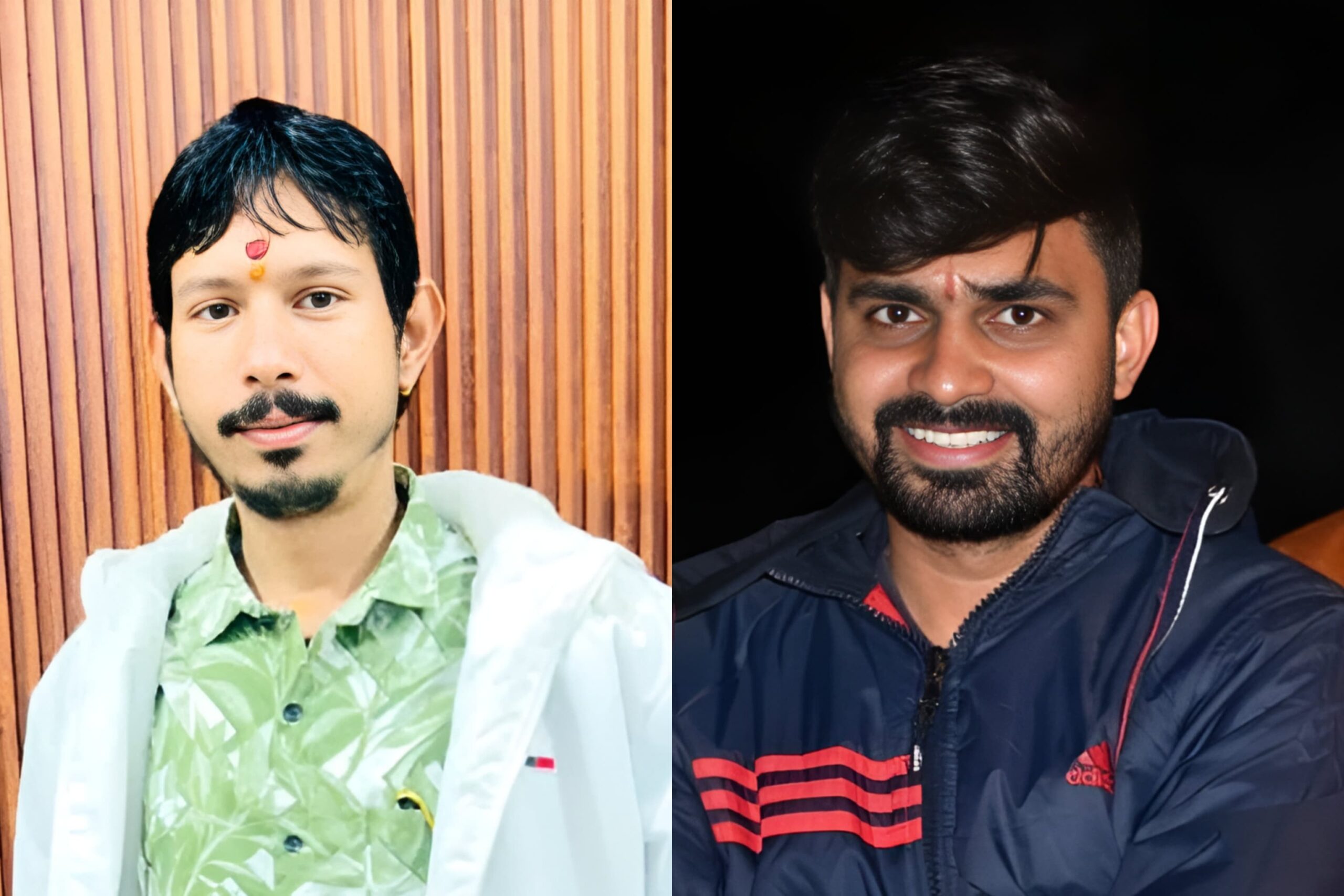 शिवसेना युवासेना के पदाधिकारी सुनील वर्मा और रोहित शर्मा