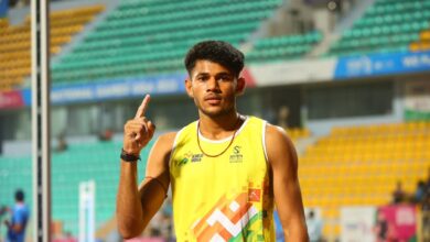 Dev meena pol vault player