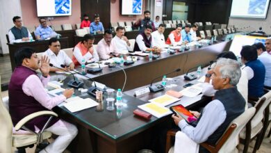 सिंहस्थ 2028 की तैयारियों की समीक्षा बैठक में मुख्यमंत्री डॉ. मोहन यादव।