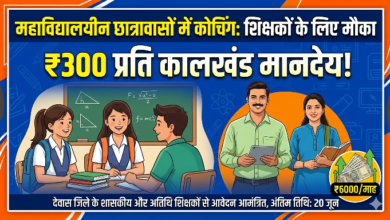 देवास में छात्रावासों के लिए विशेष कोचिंग हेतु शिक्षकों से आवेदन आमंत्रित
