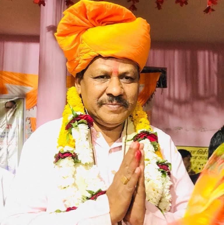 पूर्व विधायक एवं 'नर्मद नायक' पहाड़ सिंह कन्नौजे।
